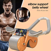 21121 Merge Automatic Rebound Abdominal Wheel Ab Roller with Elbow Support Fitness