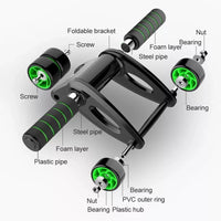 21128 Merge AB Abdominal Roller Wheel Fitness Waist Core Workout Exercise Wheel Home Gym