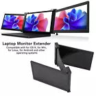 2113 Merge Dual Portable Triple Fold FHD Screen Monitor Extender For Laptop 13"-17"