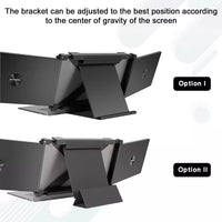 2114 Merge Dual Portable Monitor Triple Fold 1080P IPS Screen Extender For Laptop 13-17.3" Awesome.