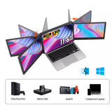 2115 Merge 11.6" Portable Triple Fold Monitor 1080P IPS Screen Extender For Laptop 13-17.3" Awesome.