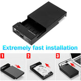 2206 Merge 2.5/3.5 Inch Sata External USB 3.0 Hard Drive Enclosure Caddy Case For HDD Disk