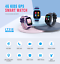 22114 Merge SMT 4 4G Blue Kids Smart Watch Wifi Smartwatch Locator Video SOS For Andriod IOS Phone Watches