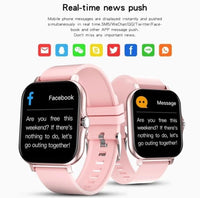 22115 Merge SMT New 2023 Smart Watch Women Heart Rate For iphone Android Bluetooth-Pink Watches