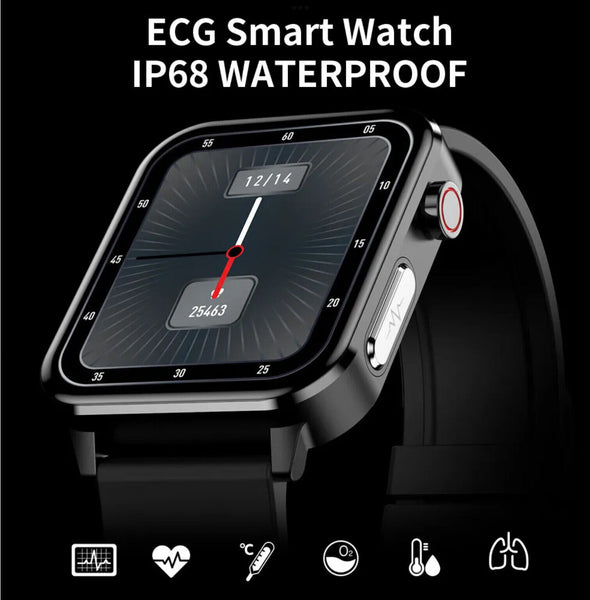 22118 Merge ECG Smart Watch Body Temperature Heart Rate Blood Presure Health Monitor