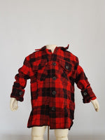 23111 Merge Australian Made Childrens Kids Boys Girls Woolen Bush Shirt woolen Winter Jacket Size 4,6,8,10