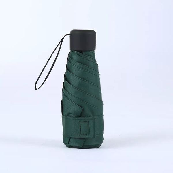 24113 Merge Mini Pocket Rain Umbrella Kids UV Small Waterproof Sun Parasol Dark Green