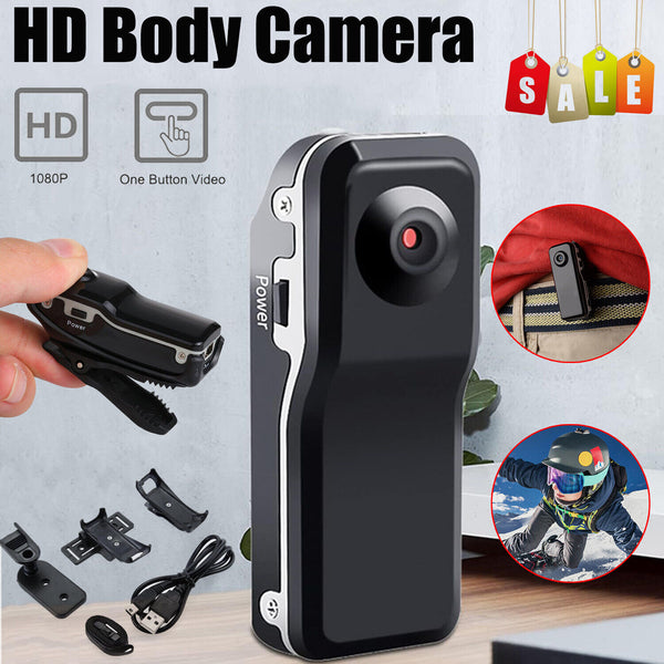 25121 Merge Mini Body Camera HD 1080P IR Body Camcorder Audio Video Recorder With Bracket Awesome.