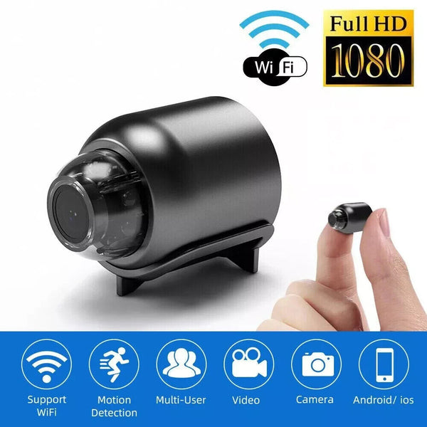 25130 Merge Wireless Camera Mini Wifi IP Hidden Recording Camera 1080 HD Security Cam Monitor (Follow Me)