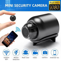 25131 Merge Wireless Camera Mini Wifi IP Hidden Recording Camera 1080 HD Security Cam Monitor (Follow Me)