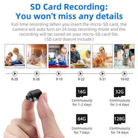 25133 Merge HD 1080P Mini Hidden Spy Camera WIFI Wireless Night Vision Motion Detection (Follow Me)