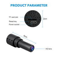 25136 Merge HD 1080P Mini Hidden Spy Camera WIFI Wireless Night Vision Motion Detection (Follow Me)