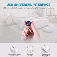 25136 Merge HD 1080P Mini Hidden Spy Camera WIFI Wireless Night Vision Motion Detection (Follow Me)