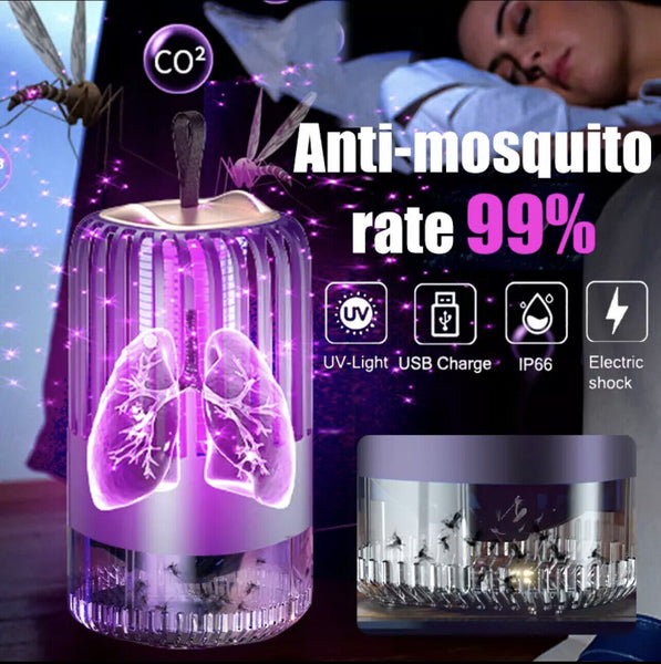 26005 Merge Electric USB Insect Bug Fly Mosquite Killer UV LED Fan Lamp Catcher Zapper Outback