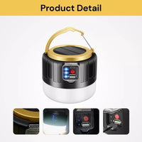 Solar Power Camping Lamp 42Led torch Rechargable.