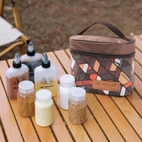 26016 Merge Spice Bottle Bag Picnic Pouch Spice Box Container Travel BBQ Camping Supplies Awesome.