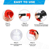 28112 Merge !L High Presure Car Wash Cleaning Foam Gun Washer Jet Lance Pipe Cannon Spray Bottle Kit Items Awesome.