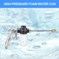 28113 Merge High Presure Car Wash Foam Wash Gun Water Soap Spray Jet Lance Cleaning Tool-Kit Items.