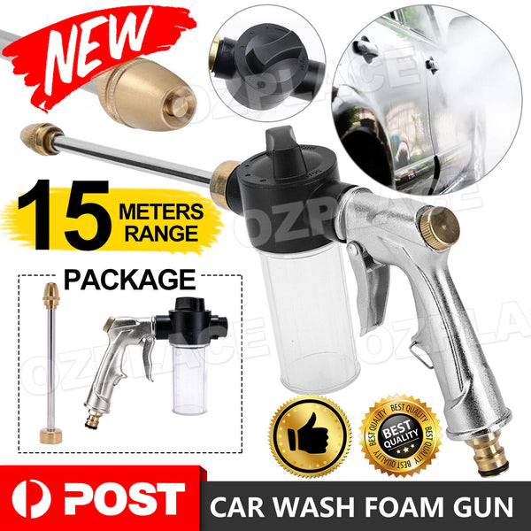 28113 Merge High Presure Car Wash Foam Wash Gun Water Soap Spray Jet Lance Cleaning Tool-Kit Items.