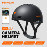 28108 Merge Foxwear Camera Helmet Bicycle Road Cycling Bike Motorcycle Helmet Video Recorder