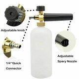 28114 Merge Snow Foam Washer Gun Car Wash Soap Lance Cannon Spray Pressure Jet Bottle Kit AU