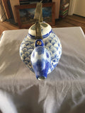 29137 Merge Vintage Blue And White Duck Teapot Collectables