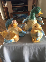 29149 Set Of 3 Porcelain Ducks Collectables