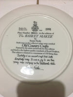 29159 Merge Royal Doulton The Basket Maker Bird With Certificate Vintage Collectables