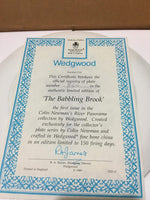 29174 Merge Wedgwood The Bubbling Brook Boxed With Certificate Collectable Vintagge