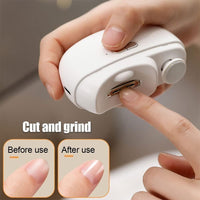 29185 Merge 2 In 1 Electric Nail Clipper Automatic Safe Nail Clipper Trimmer Cutter Manicure