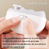 29185 Merge 2 In 1 Electric Nail Clipper Automatic Safe Nail Clipper Trimmer Cutter Manicure