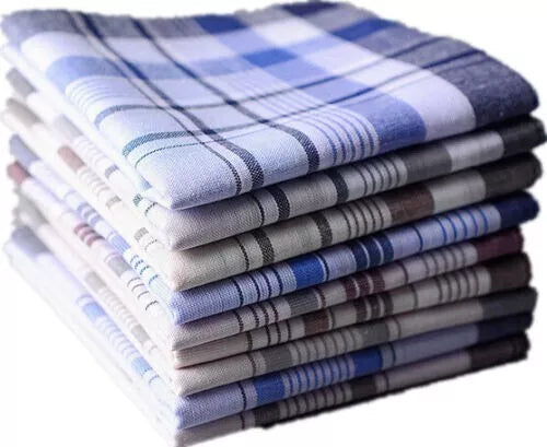 Mens Handkerchiefs 100% Pure Cotton Assorted Colors Pack Of 12 29192 Merge Brillant.