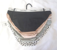 30100 Merge 5 X Medium Calvin Klein Womens Cotton Bikini Briefs Underwear New To Our Range Exciting