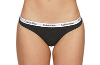 30101 Merge Calvin Klein Womens Carousel Thong/String 3 Pack Red/Charcoal/Cheetah Exciting