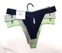 30104 Merge Calvin Klein Womens Seamless Thong/String Panties Underwear 3-Pack New Medium  Exciting.