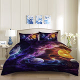 3107 Merge Galaxy Quilt Dona Duvet Cover Set Single Bedding Set.