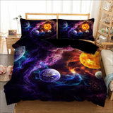 3107 Merge Galaxy Quilt Dona Duvet Cover Set Single Bedding Set.