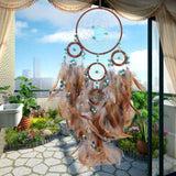 3108 Merge Large Dream Catcher Feather Dream Catcher Wall Hanging Rustic Style Home Decor