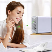 3112 Merge Mini Portable USB Artic Air Conditioner Air Cooler LED Personal Desk Cooling Fan