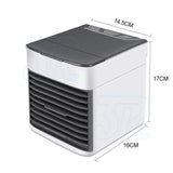 3113 Merge Mini Portable USB Artic Air Conditioner Air Cooler LED Personal Desk Cooling Fan