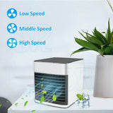 3113 Merge Mini Portable USB Artic Air Conditioner Air Cooler LED Personal Desk Cooling Fan