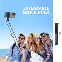 TEQ P60 Blue Tooth Selfie Stick Handheld Tripod With Rechargeable Shutter For Mobile Phone 3130.