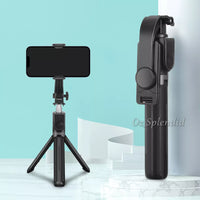 TEQ P60 Blue Tooth Selfie Stick Handheld Tripod With Rechargeable Shutter For Mobile Phone 3130.