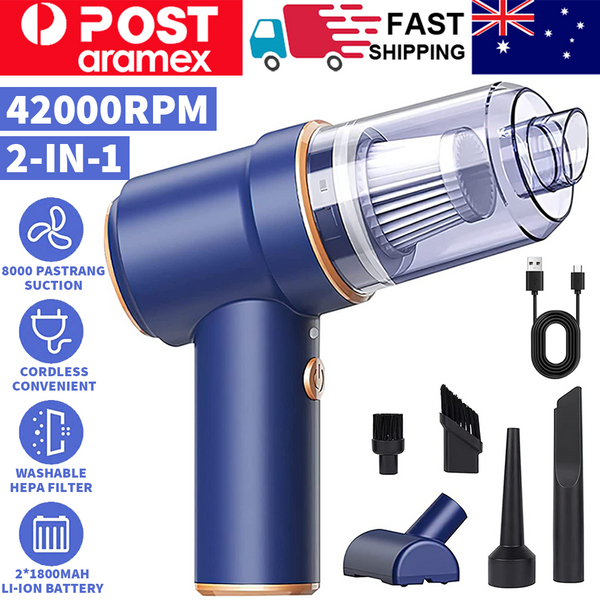 3212 Merge 42000RPM Cordless Car Vacuum Cleaner Home Dust Blower Mini Air Duster Handheld