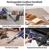 3214 Merge Handheld Cordless Vacuum Cleaner Home & Car Dust Blower Mini Air Duster Cleaner