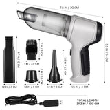 3215 Merge HandHeld 38000RPM Cordless Vacuum Cleaner Home & Car Dust Blower Mini Air Duster