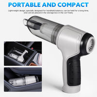 3215 Merge HandHeld 38000RPM Cordless Vacuum Cleaner Home & Car Dust Blower Mini Air Duster