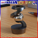 3222 Merge Gravity Defying Kinetic Desk Toy Floating Gyroscope Stress Relief toys Black Top Silver Beads