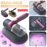 3309 Merge Purple Handheld wireless UV Dust Mite Remover Vacuum Cleaner For Bedding Sofa Mattress