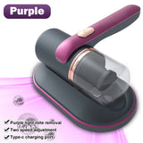 3309 Merge Purple Handheld wireless UV Dust Mite Remover Vacuum Cleaner For Bedding Sofa Mattress